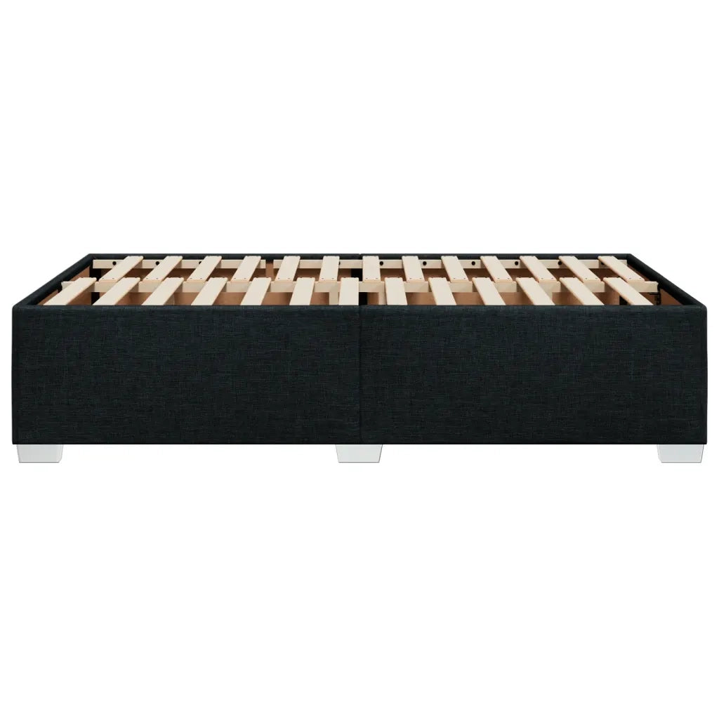 Giroletto senza Materasso Nero 120x200 cm Tessuto