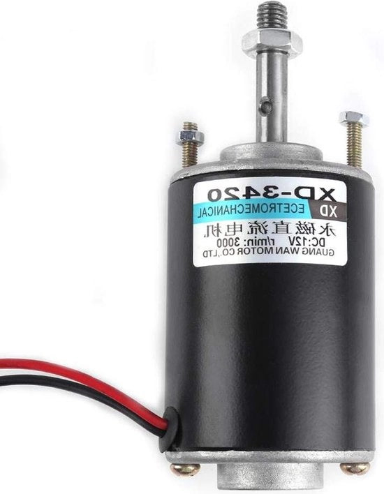 Motore DC 30W con magneti permanenti alta velocità CW-CCW generatore DIY - motore elettrico 12/24V (3500RPM)