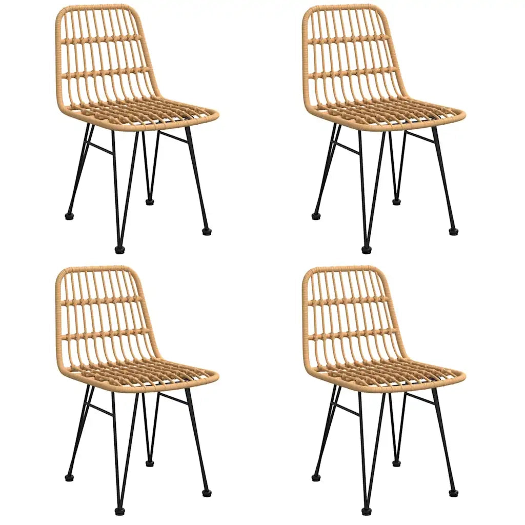 Set da Pranzo da Giardino 5 pz in Polyrattan 3157876