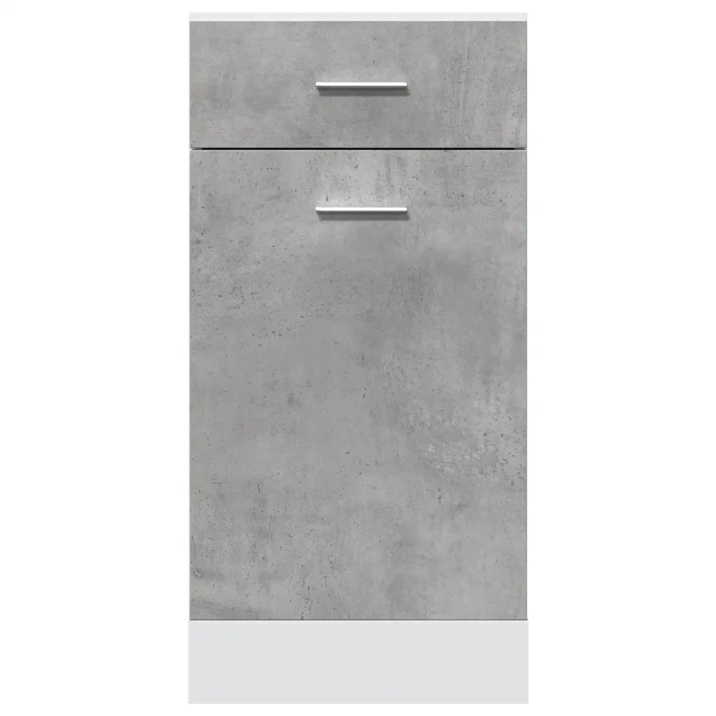 Mobile contenitore moderno con spazio ottimizzato 40 x 46 x 81,5 cm legno composito grigio cemento 02_0050737