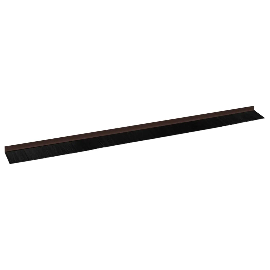 Spazzole per porte autoadesive 12 pcs Marrone 100 cm 42019435