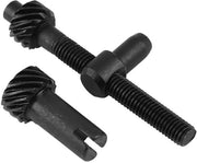 Sostituzione per catena per taglio erba - Regolazione automatica - Materiale metallico - Nero - Adatto per tagliaerba Carlton - Previene la flessione della catena - Catena per taglio erba