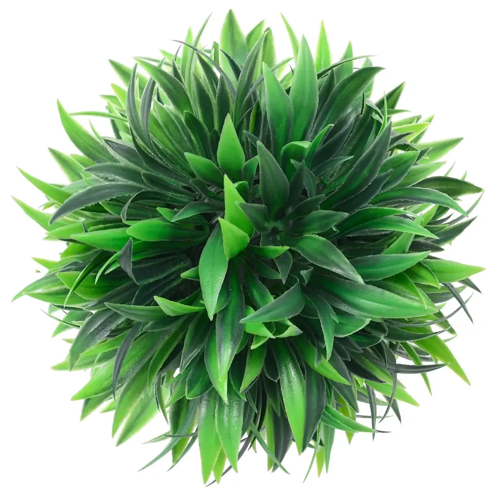 Sfere di Bosso Artificiale con Luci LED 2 pz Verdi 20 cm CFW8338744