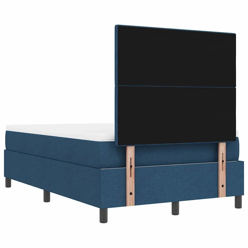 Letto a molle con materasso Blu 120 x 200 cm Tessuto 3344064