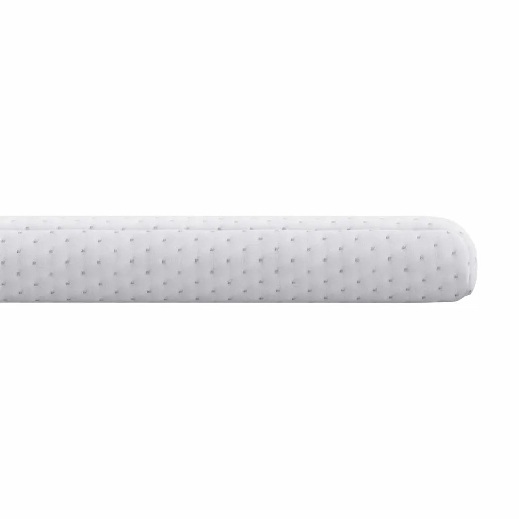Topper per materasso Bianco 200 x 200 cm Tessuto Jacquard 4106186