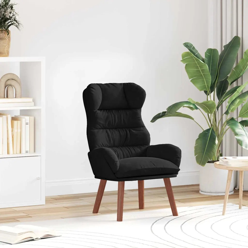 poltrona Nero 69 x 74 x 93 cm Velluto 42001893