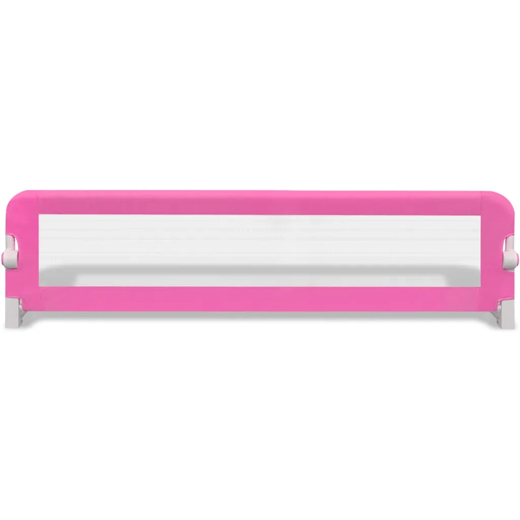 Barriera di Sicurezza per Letto Bambino 150 x 42 cm Rosa 10102