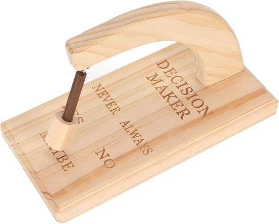 Pendolo magnetico per decisioni - Manici oscillanti in legno - Pannello oscillante - Selezione decisionale innovativa - Decorazione per ufficio - Adatto per ufficio - Modello in legno