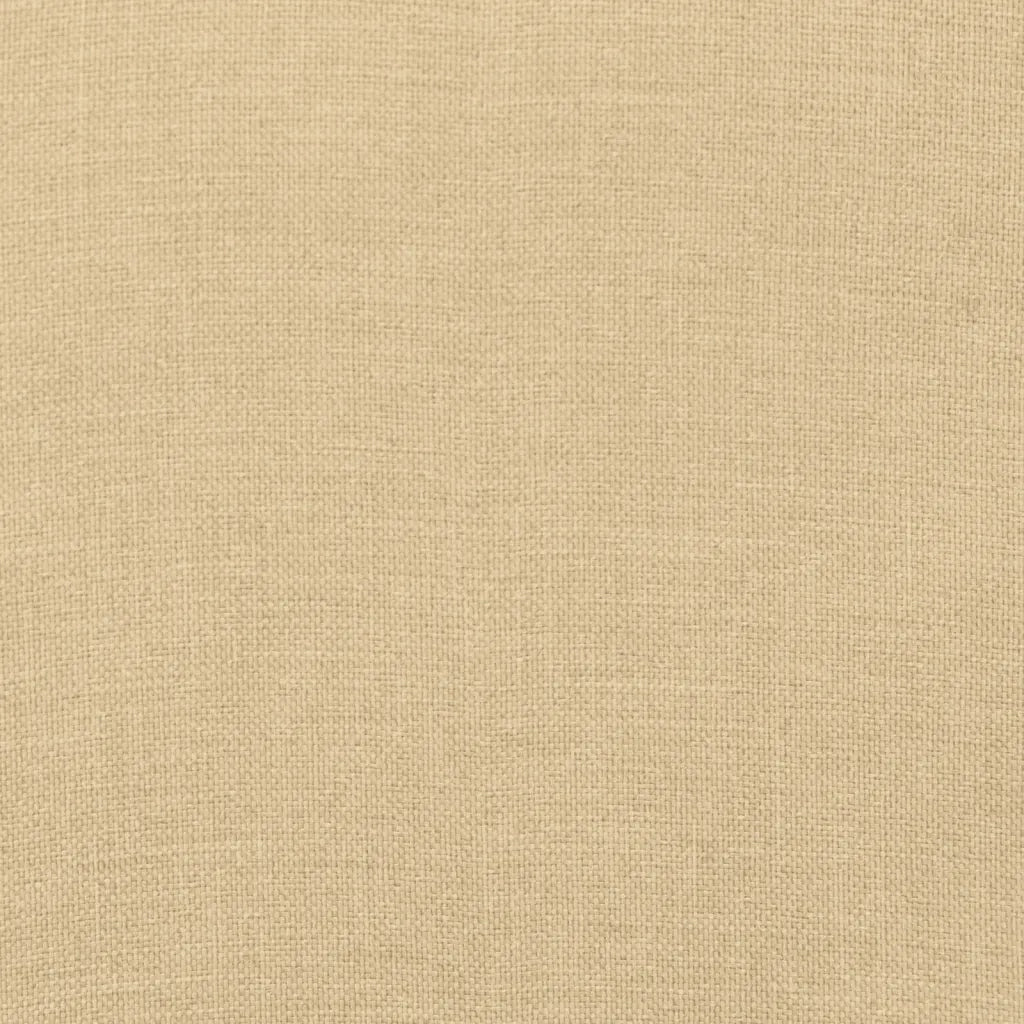 Cuscini Sedia Schiena Alta 4 Beige Mélange 120x50x7 Tessuto 4002356