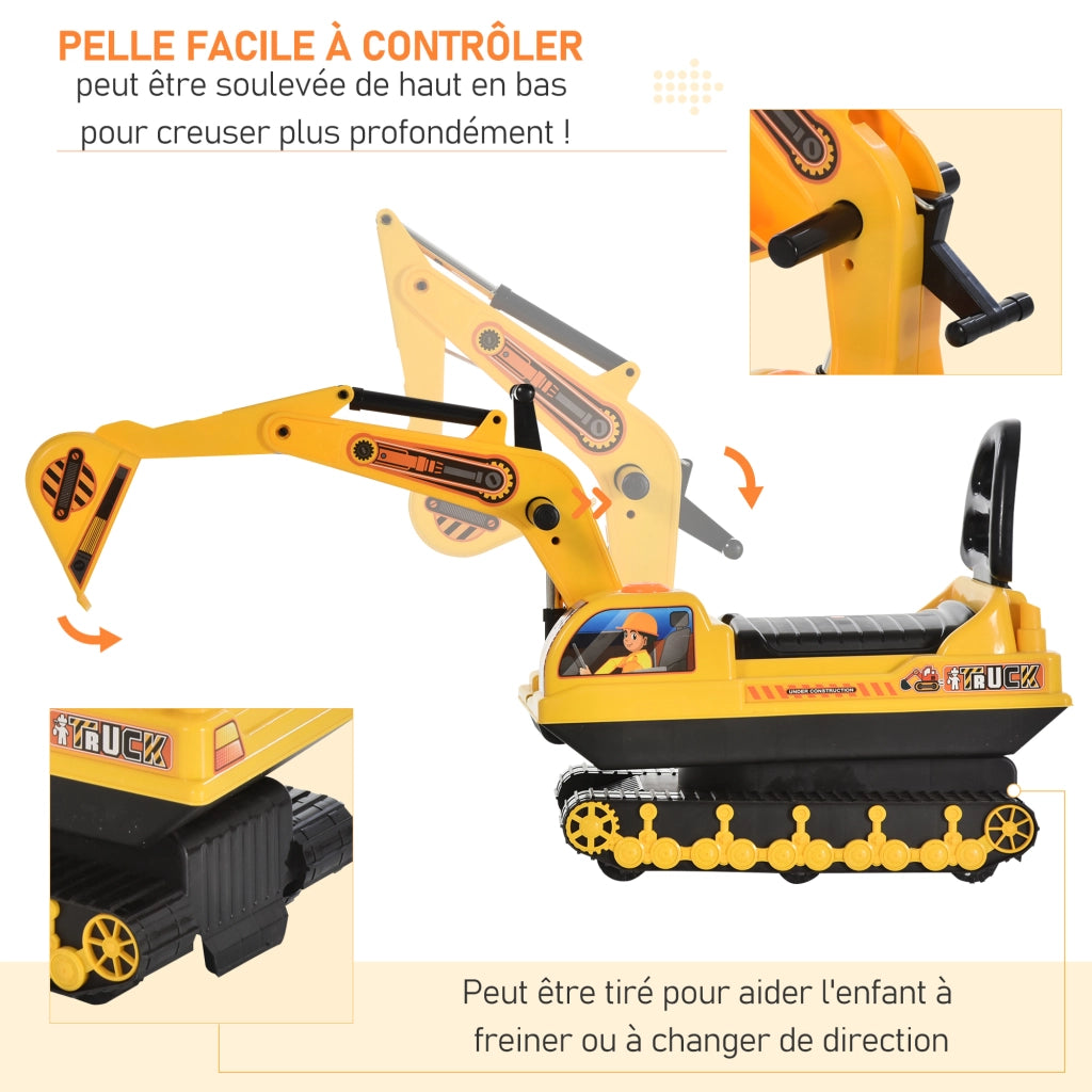 Trattore Giocattolo per Bambini ¨C Minimal ¨C Giallo