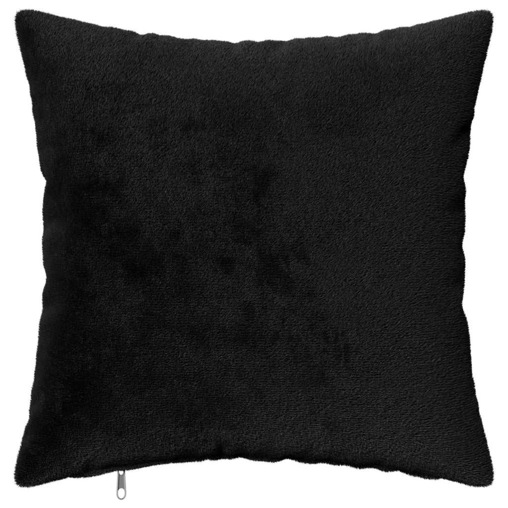 Federa 2 pcs HEERLEN Nero 45 x 45 cm Flanella 910666