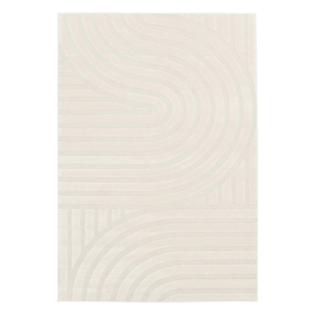 Tappeto interno con archi color crema