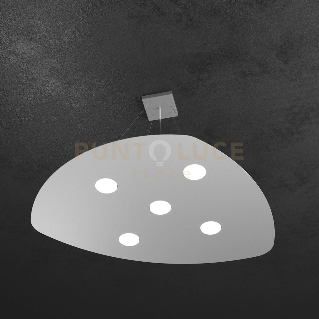 SHAPE SOSPENSIONE 5 LUCI GRIGIO 1143-S5-GR