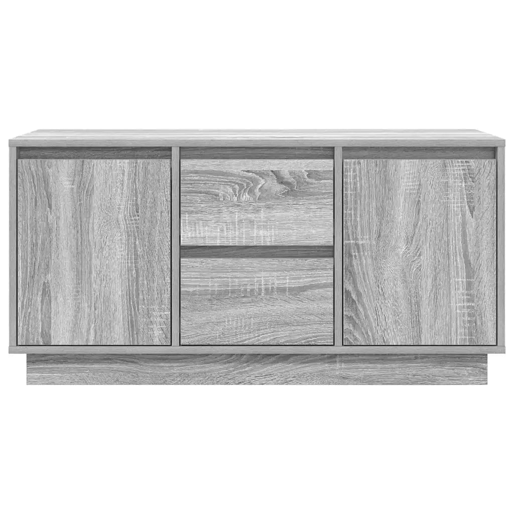 Mobile Porta TV con Luci LED-Mobile per TV-Credenza TV Grigio Sonoma 100x41x50 cm