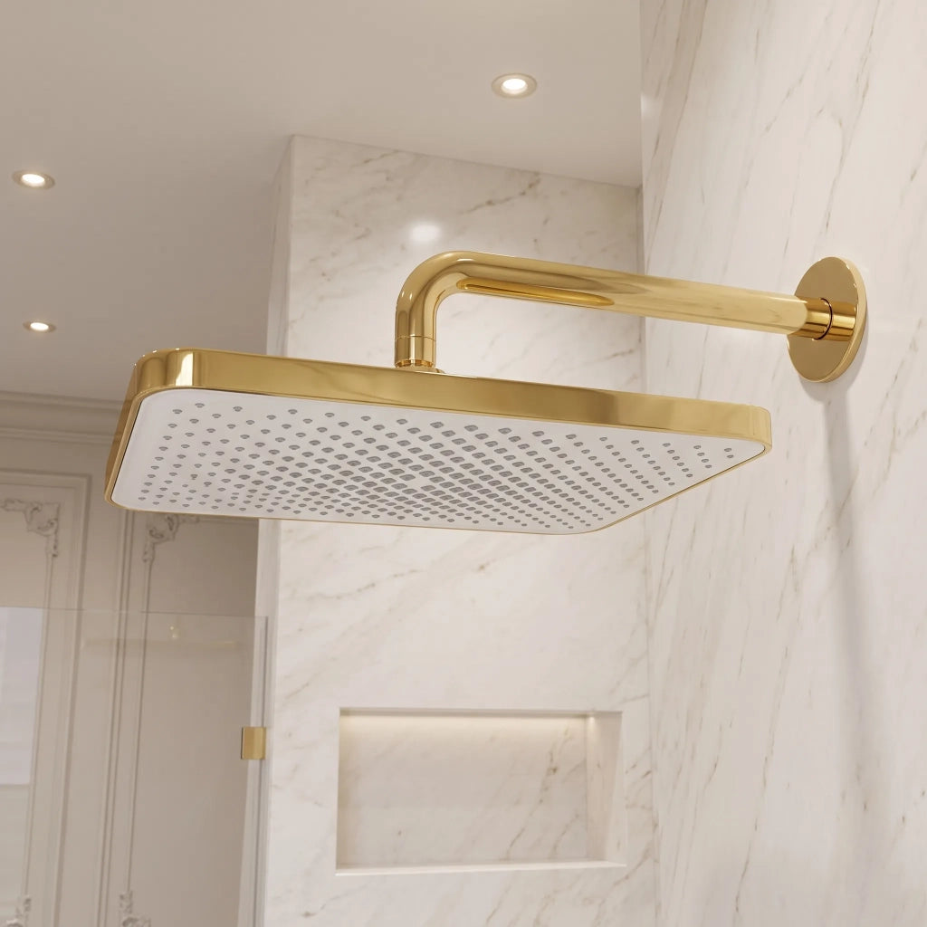 Soffione Doccia Rettangolare Rea Js-032 Gold