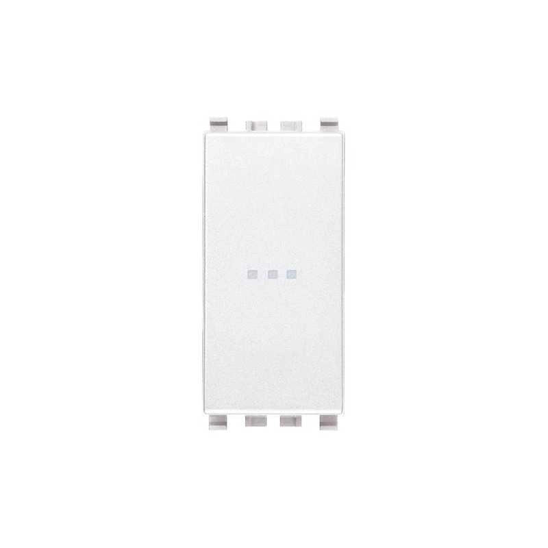 20113.B Invertitore 1P 16Ax Assiale Bianco Eikon