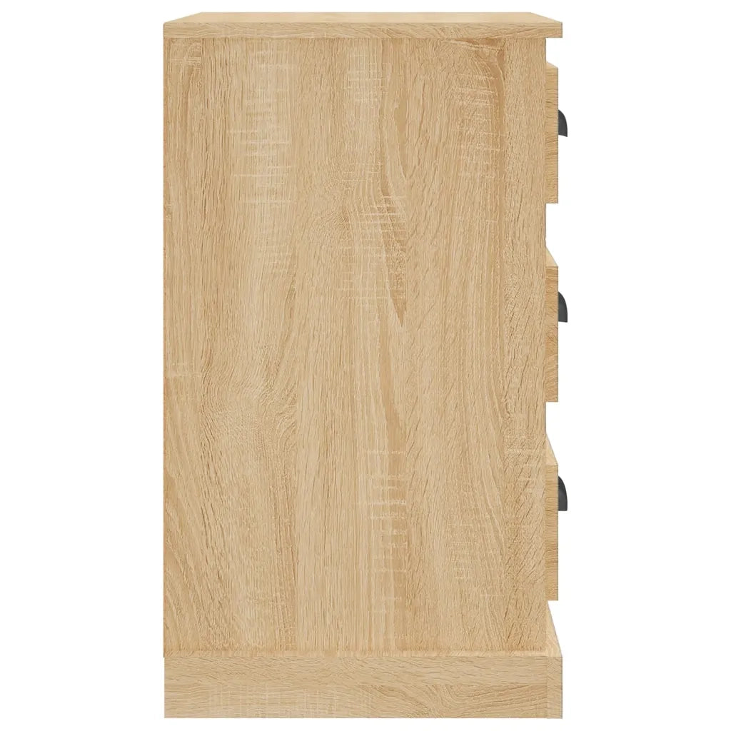 Comodino | Armadio da Notte | Mobiletto da notte Rovere Sonoma 39x39x67 cm in Legno Multistrato