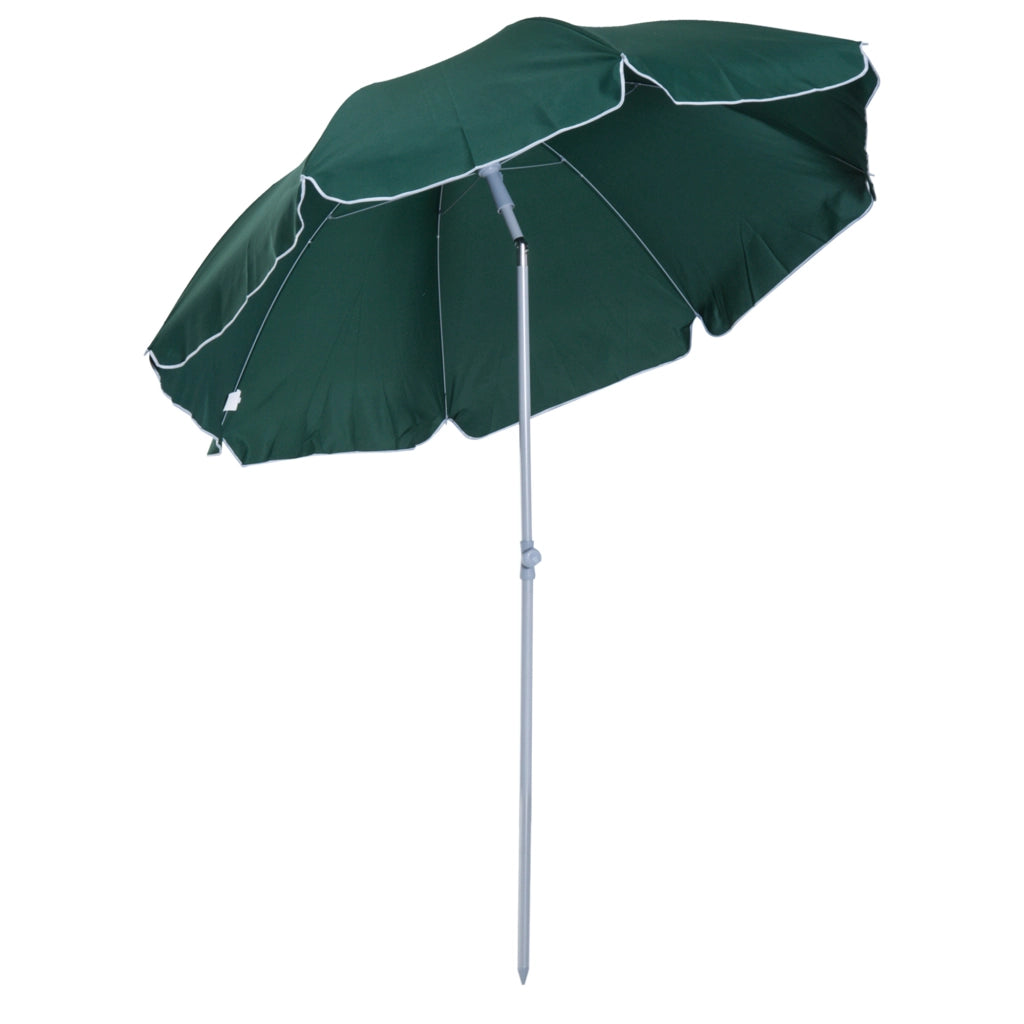 Ombrellone da giardino inclinabile ¨C Minimal ¨C verde ?202 cm