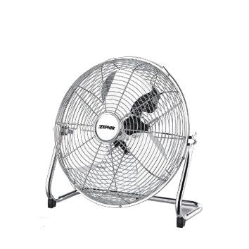 VENTILATORE AD ALTA VELOCITÀ DA PAVIMENTO PALE 45 CM 3 VELOCITÀ CROMATO 120 W