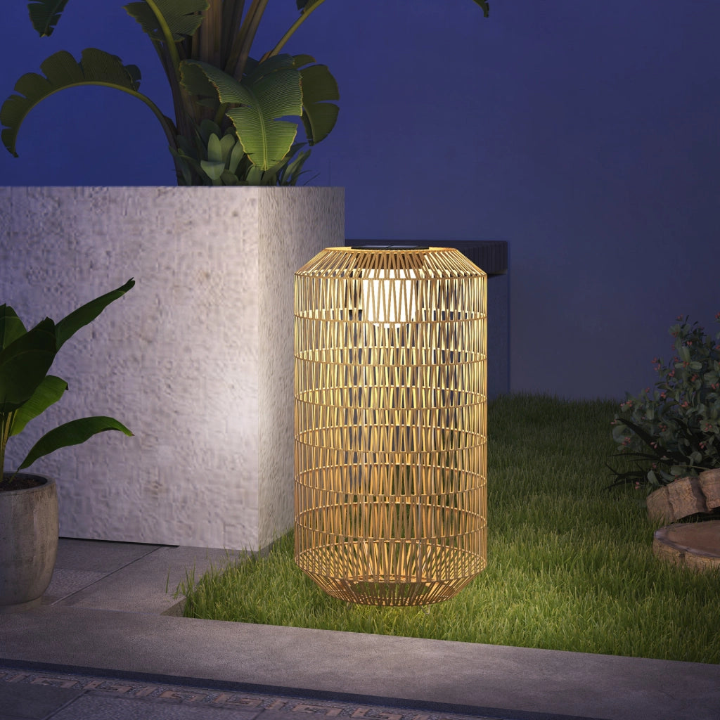 Lampada da Esterno Solare ¨C Minimal ¨C Resina Giallo 30x55 cm
