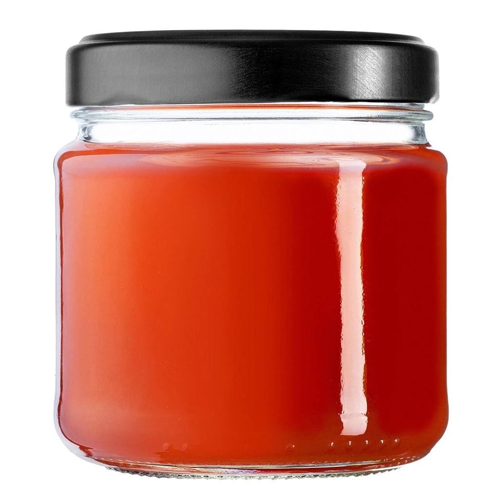 KADAX Barattoli per conserve Lerma 200ml 10 pezzi 66mm + coperchi "Pepe"