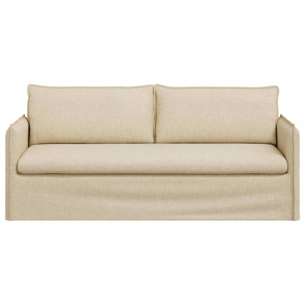 Divano Crema 196 x 82 x 85 cm Tessuto 42024530