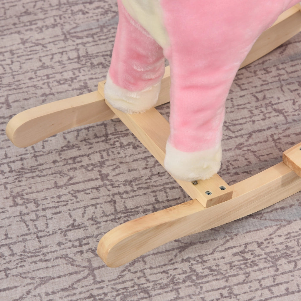 Cavallo a Dondolo per Bambini con Suoni ¨C Minimal ¨C Rosa