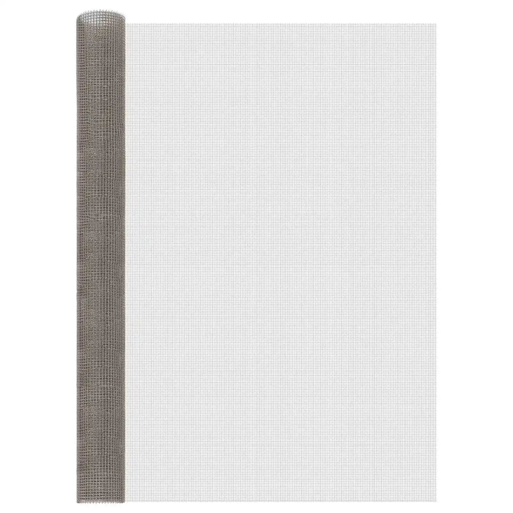 Rete per schermatura 120 x 1000 cm 3 Mesh Argento 42039643
