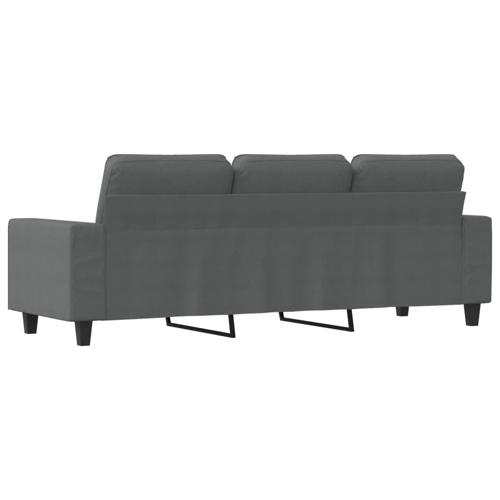 Divano a 3 Posti Grigio Chiaro 180 cm in Tessuto 359400