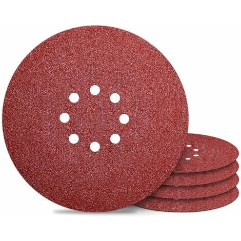 DISCO ABRASIVO VELCRATO 'FAI DA TE' Ø 125 mm - grana 40 - 6 pezzi - IMPERIAL ABRASIVI