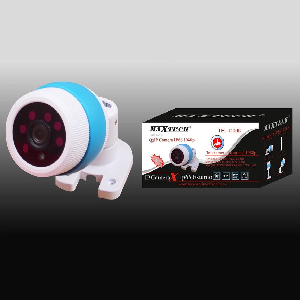 Trade Shop - Telecamera Infrarossi Micro Sd 4gb A 128gb Allarme Automatico Esterno Maxtech Tel-d006 -