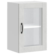 Pensile da Cucina | Mobile da Cucina con Porta in Vetro Porto Grigio Cemento