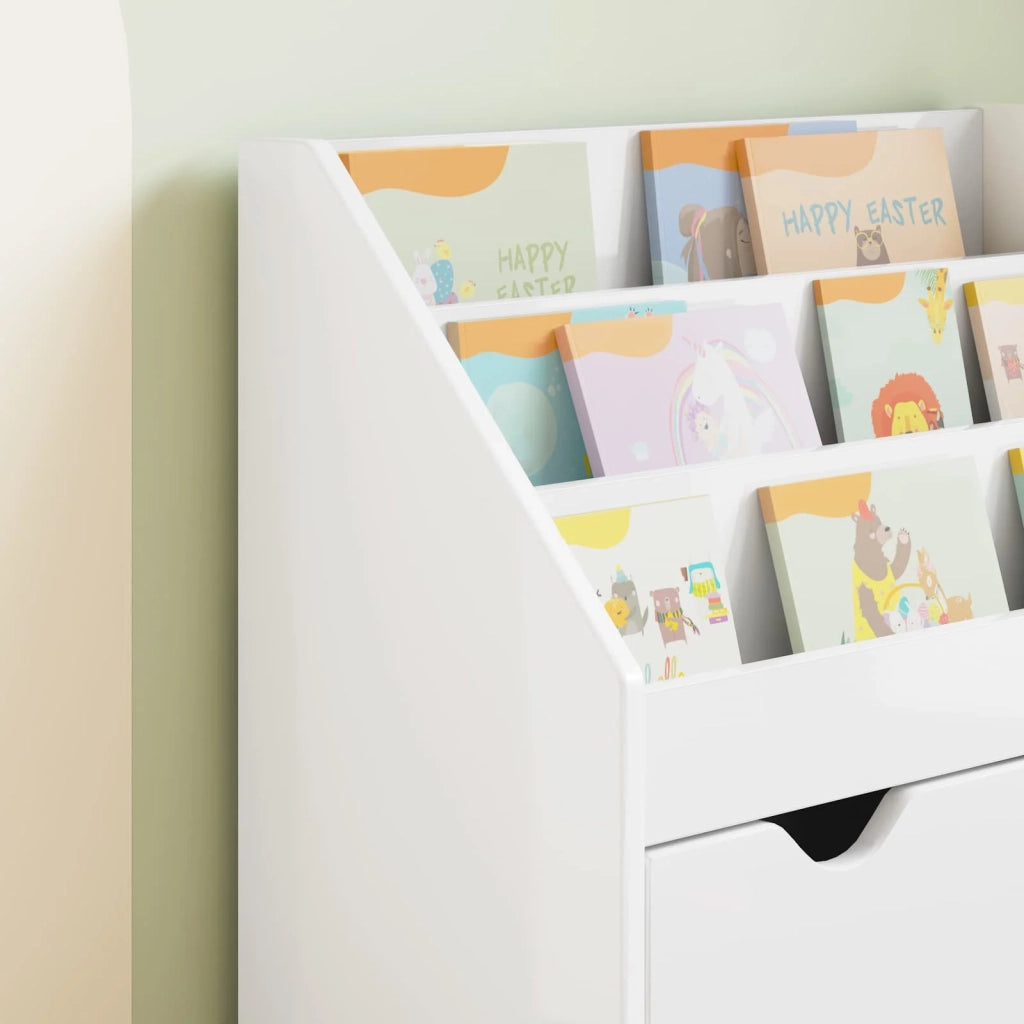 Libreria per Bambini Bianco Lucido 60 x 29,5 x 69 cm 892393