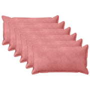 Cuscino con cuscino HOUTEN 6 pz Rosa Velluto 933863