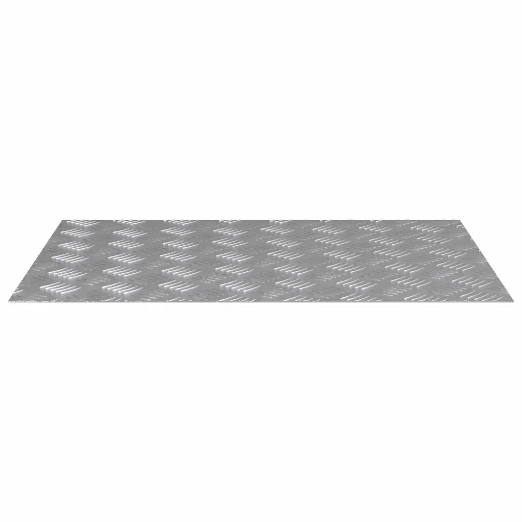 Gradini per Scale 4 pz | Tappetini per scale autoadesivi Argento 70 x 50 cm Alluminio