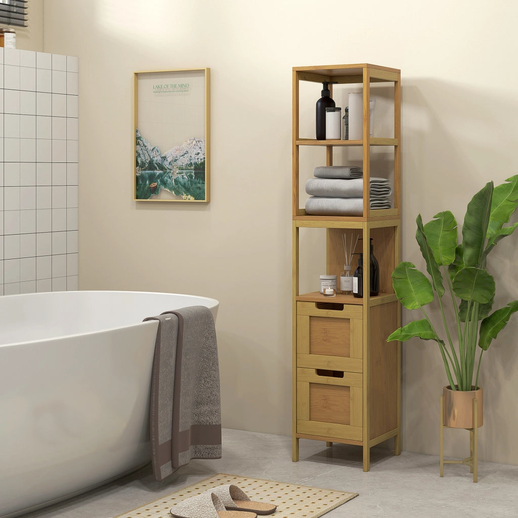Mobiletto Bagno Colonna ¨C Minimal ¨C Bamb¨´ 30x30x144