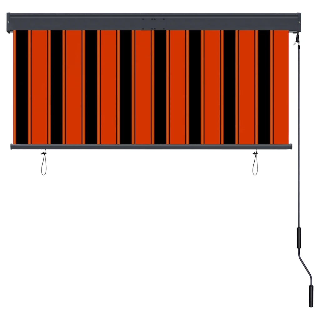 Tenda a Rullo per Esterni 140x250 cm Arancione e Marrone 145972