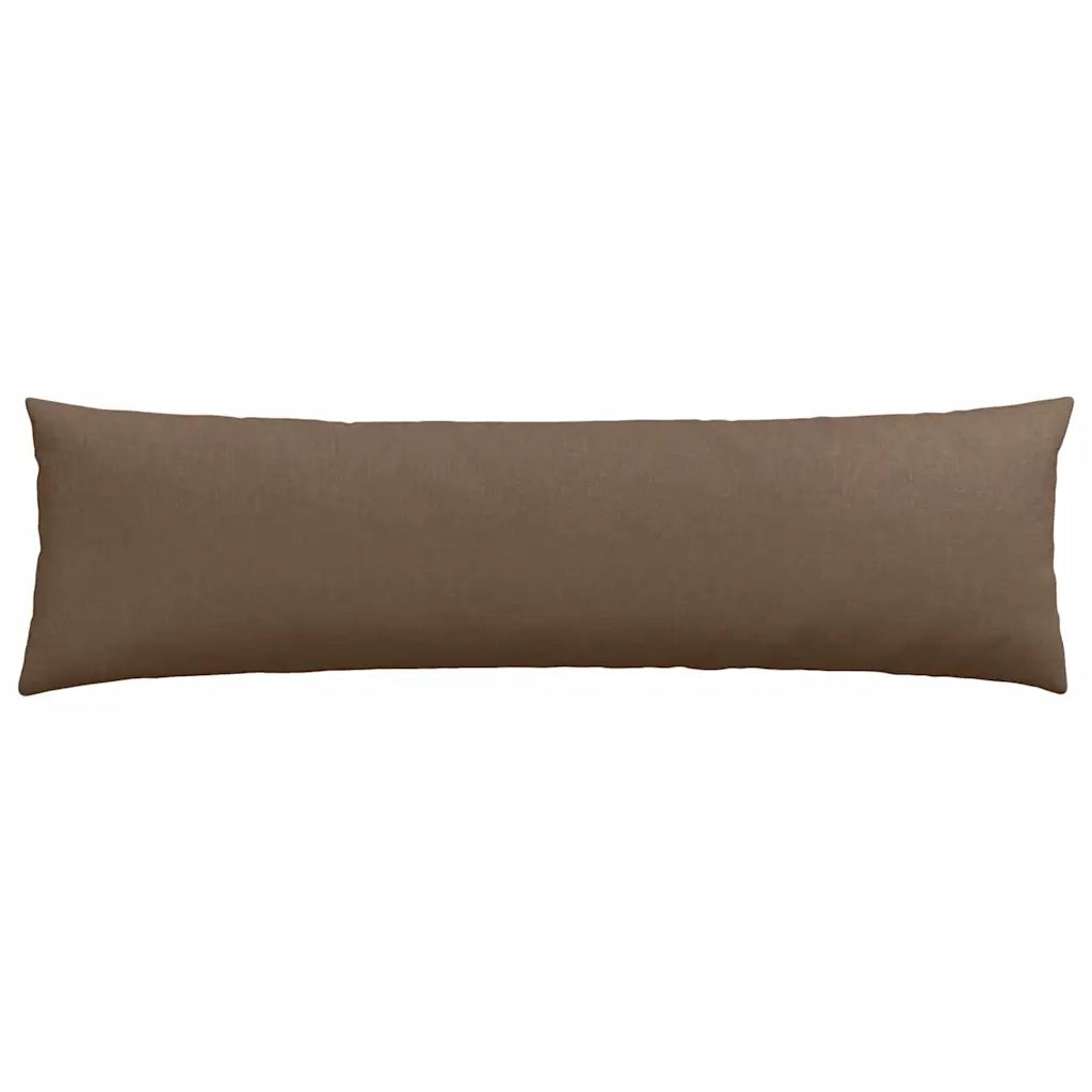 Cuscini da Divano 2 pcs Marrone 145 x 40 cm Tessuto 42013829