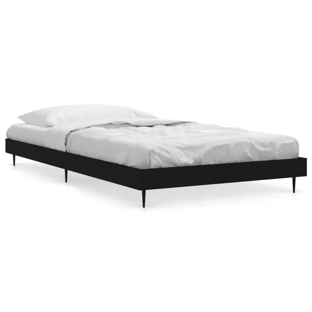 Giroletto Nero 90x200 cm in Legno Multistrato 832270