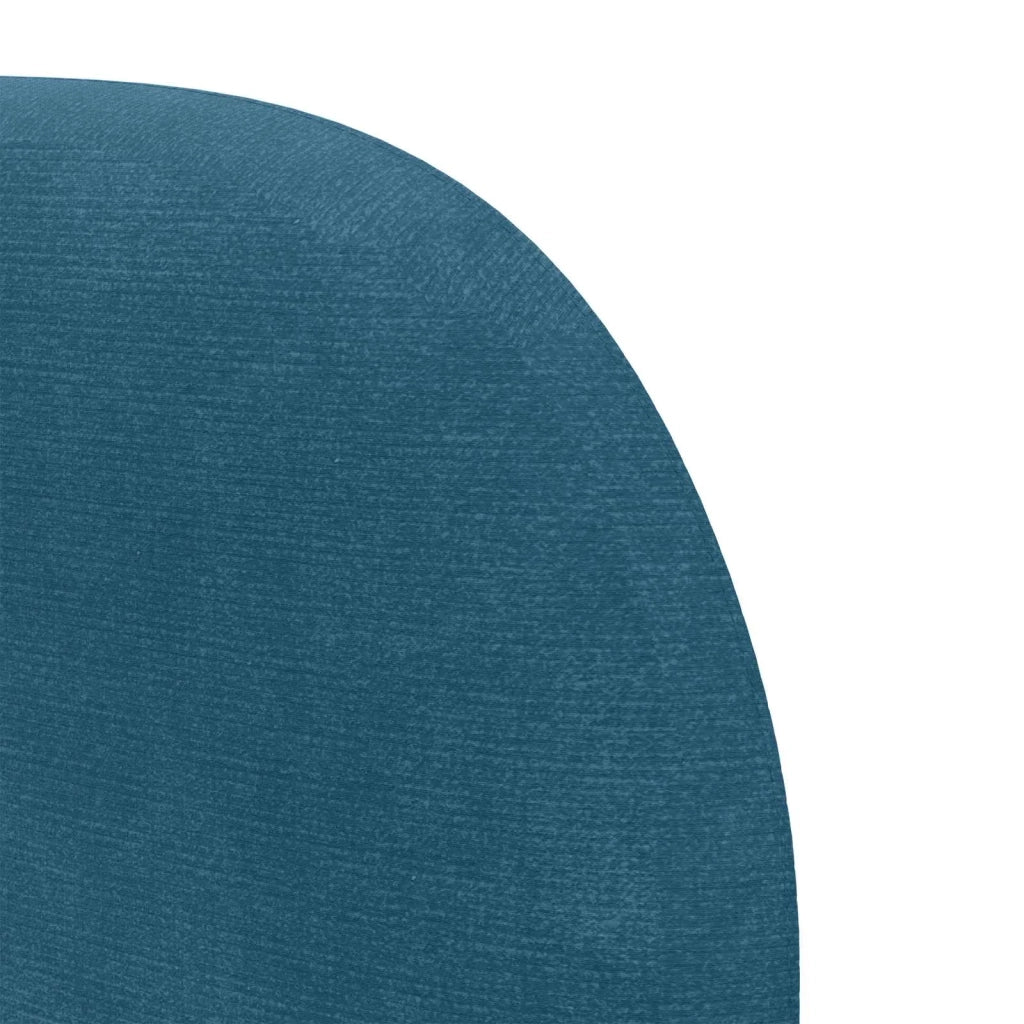 Orecchia della Testata Blu 80 x 23 x 6 cm Velluto 346574
