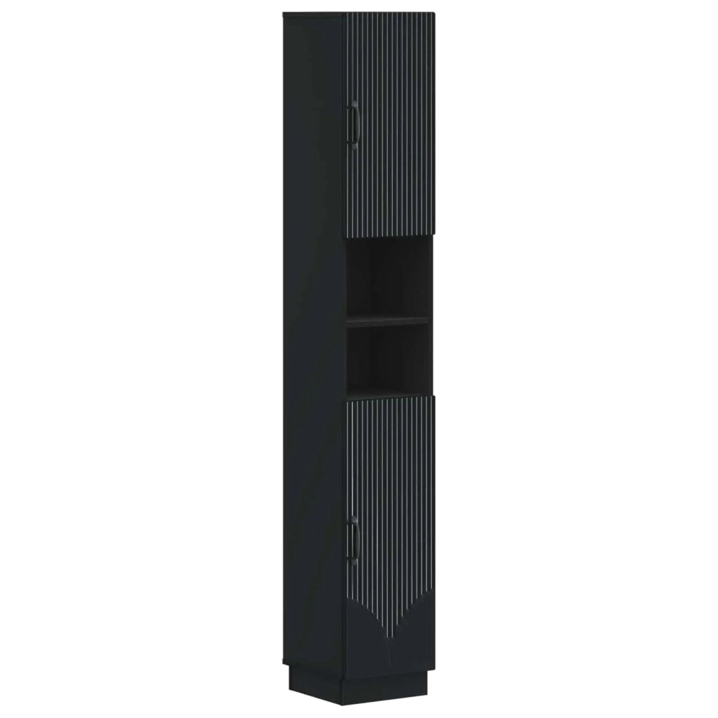 Set di Armadi da Bagno da 2 Pezzi HOORN Nero 3417550
