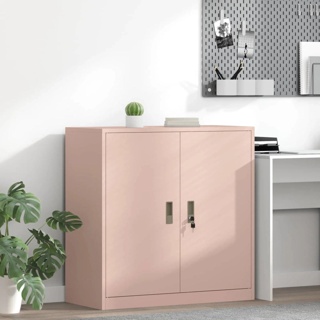 Armadio Rosa 90 x 40 x 90 cm Acciaio