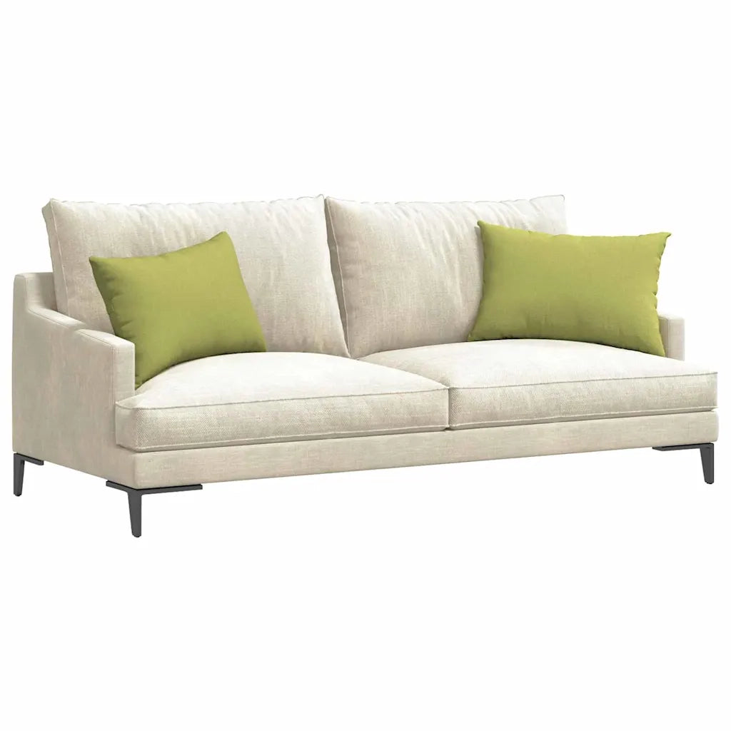 Cuscini da Divano 2 pcs Verde chiaro 60 x 40 cm Tessuto 42013663
