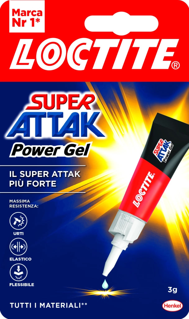 Henkel COLLA SUPER ATTAK POWER FLEX GEL  gr. 3 24.00 pz