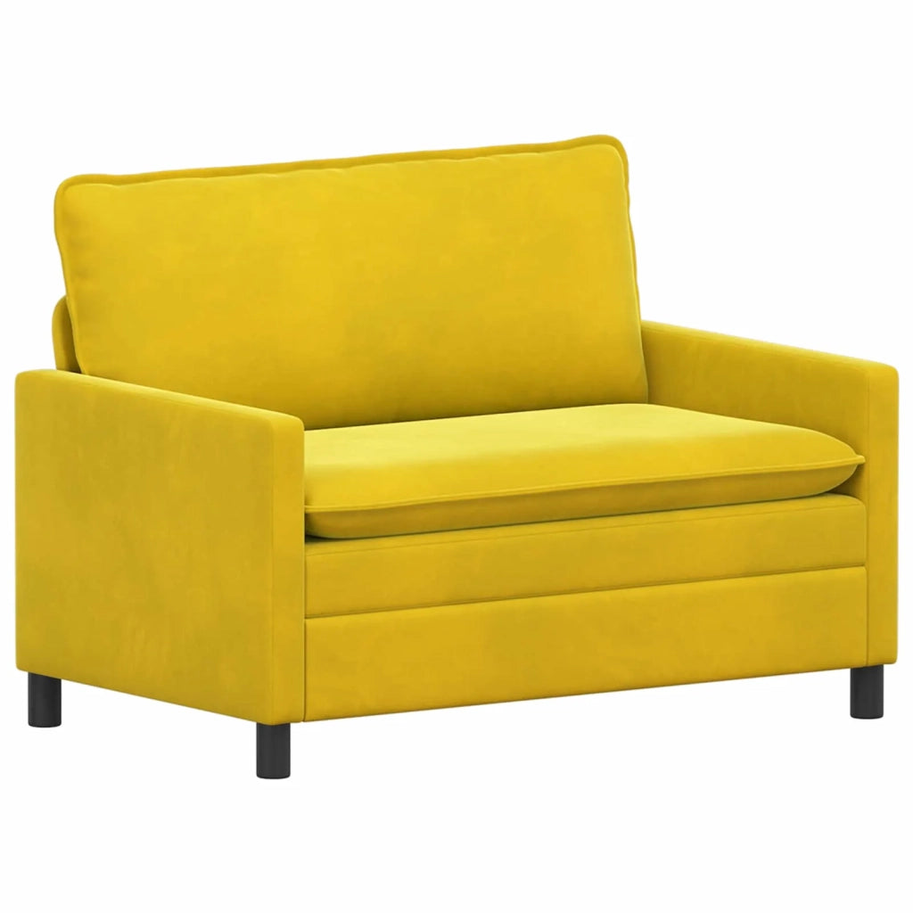 Set di divani 2 pz Giallo Velluto 3417031