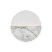 Maytoni Applique moderna Jupiter 1 luce LED integrato 13W bianco metallo diffusore vetro ondulato