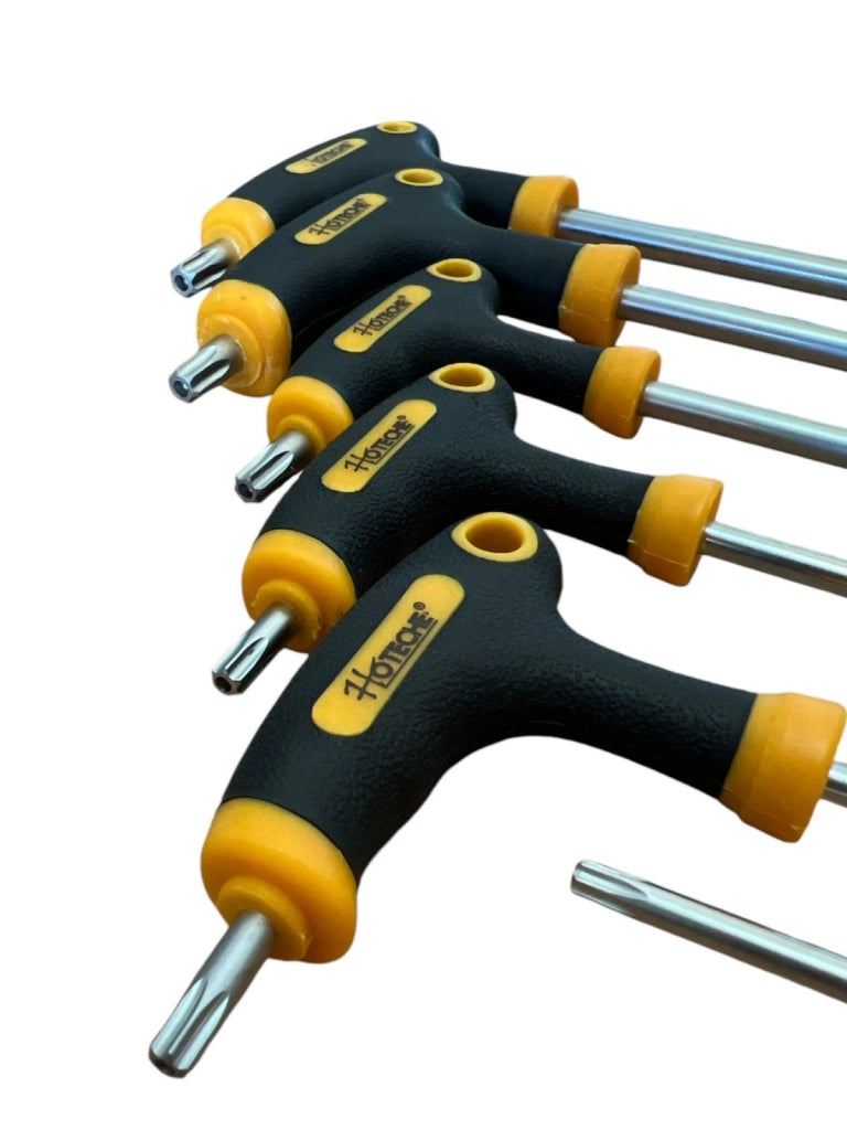 Set Chiavi A T Torx Lunghe Forate 9 Pz Chiavi a Brugola Impugnatura a T 261609