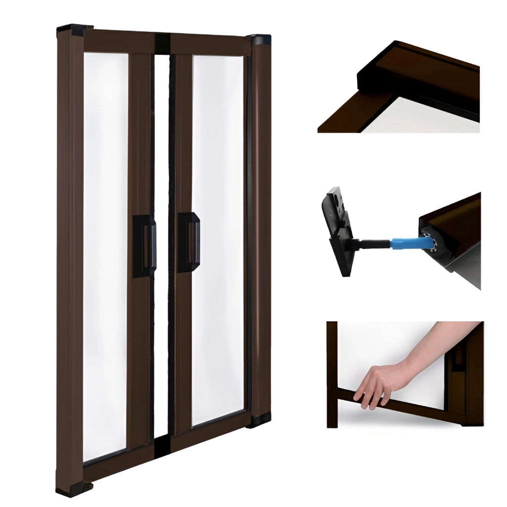 ZANZARIERA IRS OPERA 280X240 CM ORIZZONTALE MARRONE