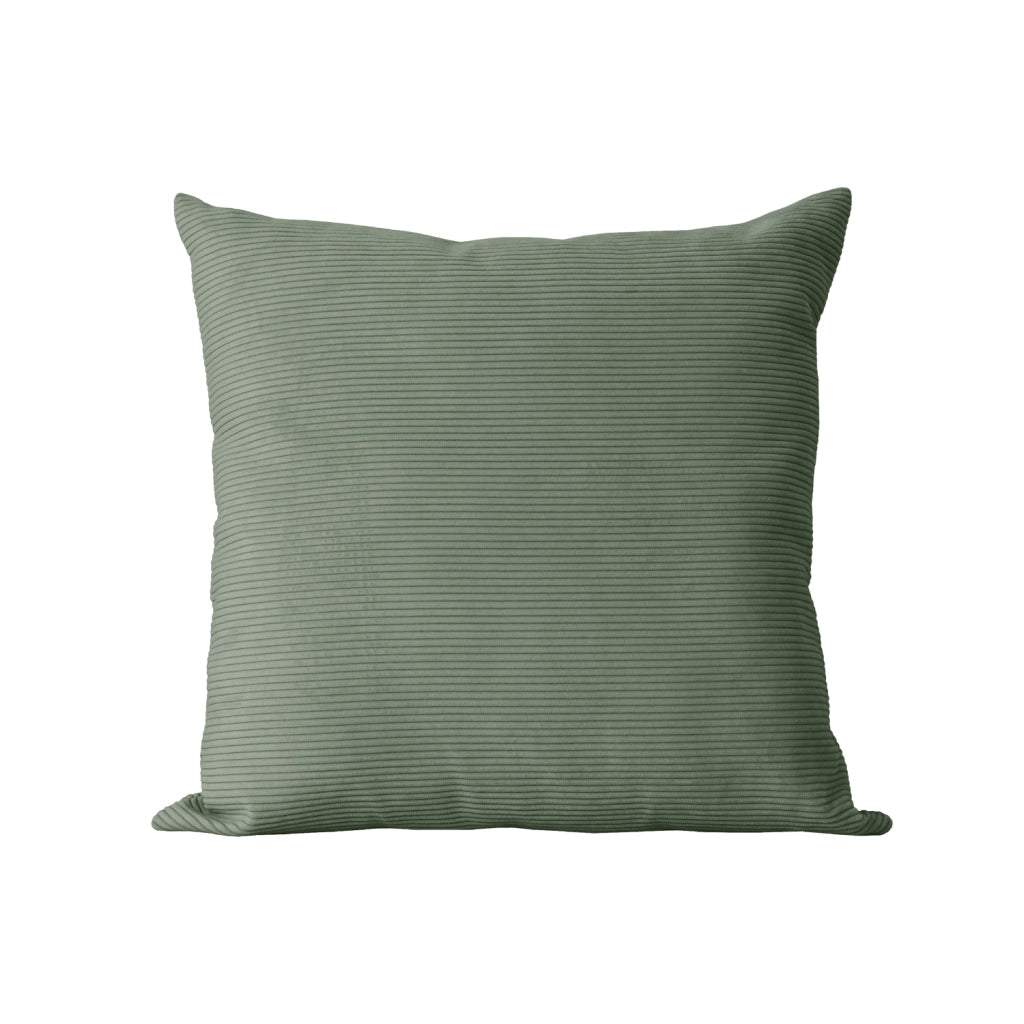 Cuscino quadrato velluto verde 45x45 cm - DUNE