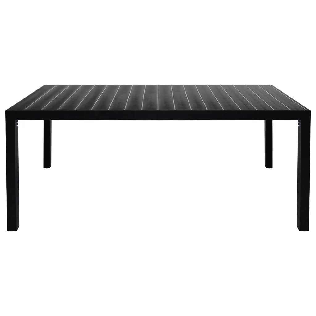 Set da Pranzo da Giardino 9 pz Nero 3060063
